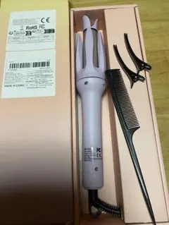 オートカールヘアアイロン パープル