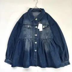 prose verse プロズヴェール ペプラム デニムジャケット L フレア