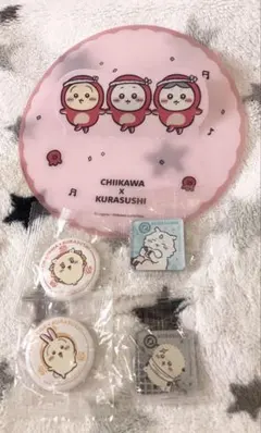ちいかわ くら寿司 コラボ 缶バッジ マグネット セット