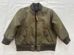 BREEZE MA-1ジャケット カーキネイビーリバーシブル110cm