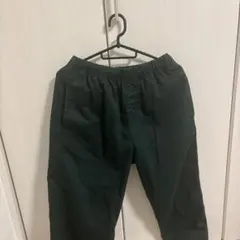 ダークグリーン イージーパンツ ゴムウエストWEGO