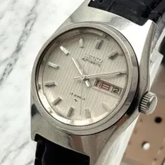 희소 가동품 SEIKO 자동 감아 컷 유리 여성 시계 데이데이토