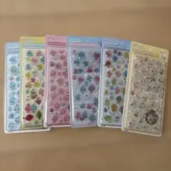 しずくちゃん　立体シール　ボンボンドロップ　６枚セット