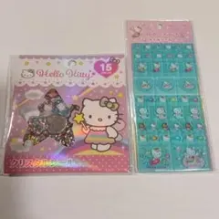 【新品未開封品】Hello Kittyクリスタルシール　タイルシール