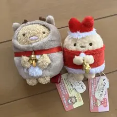 すみっコぐらし　てのりぬいぐるみ　クリスマス　とんかつ　えびふらいのしっぽ　２種