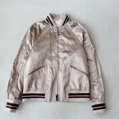 VALENTINO ヴァレンティノ　ボンバージャケット スタッズ　サテン　38のサムネイル