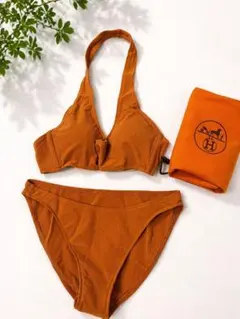 新品未使用　HERMES 水着　40 Hermes】 エルメス Swimsuit Claudia 水着 スイムウェア (HERMES