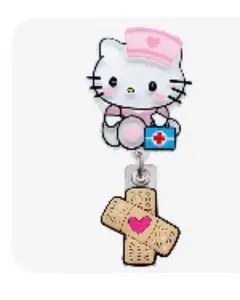 ハローキティリール付きストラップ