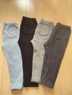 【新品】キッズ　ベビー　ユニクロ　パンツ4点　90cm