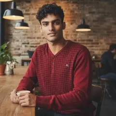 【美品 ウール100% 希少L】バーバリーブラックレーベル　ハーフボタンニット