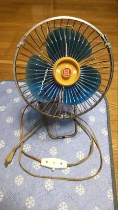 昭和レトロ　卓上扇風機　ナショナル　サーキュレーター　ミニ扇風機　箱、取説付き 昭和レトロ 卓上扇風機 ナショナル サーキュレーター ミニ扇風機