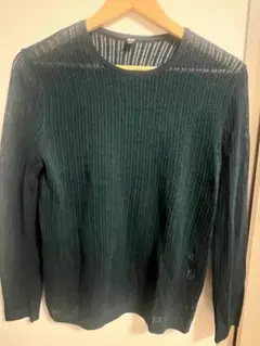 UNIQLOメッシュクールネックセーター