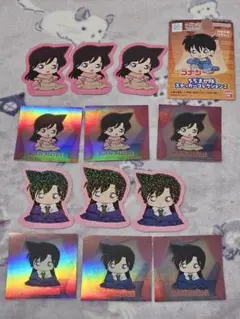 名探偵コナン ちぢませ隊 ステッカーコレクション 2 毛利蘭 12枚