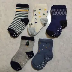 滑り止め付きベビー靴下 ★5足セット★