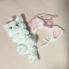 ディズニー　マリーちゃん　カチューシャ　ショルダーバッグ