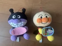 アンパンマン　バイキンマンぬいぐるみ