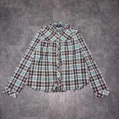 00's archive ウエスタンネルシャツ フリル y2k 平成 パンク