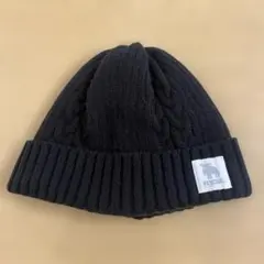 MOZ ニット帽　チャコールグレー