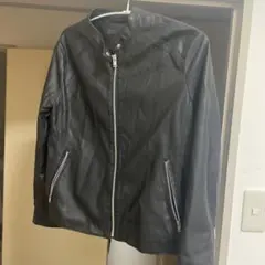 ブラックレザージャケット　UNIQLO 3xl 美品