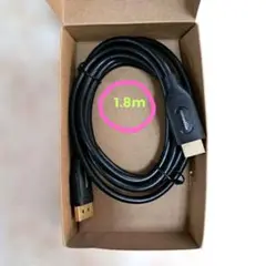 Amazonベーシック ディスプレイポート HDMI 変換ケーブル 1.8m