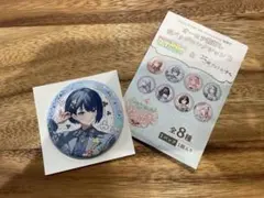 プロセカ感謝祭　オーロラ箔押し缶バッジ　桐谷遥