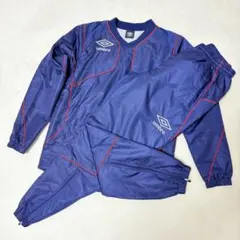 ★上下セット★ UMBRO アンブロ 中綿 ピステ サーモパテッド ネイビー