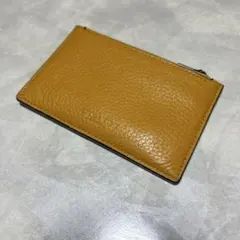 正規品　COACH マスタード レザー フラグメントケース