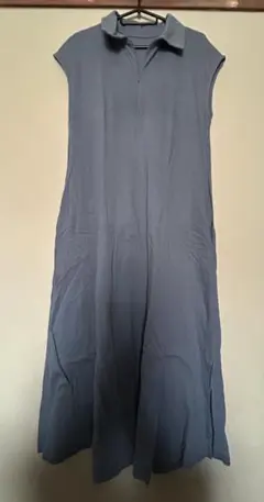 襟付きマタニティワンピース　M-L