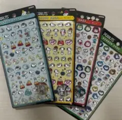 【正規品】PEANUTS スヌーピーボンボンドロップシールミニ4種類セット