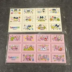 たまごっち　チョコブロックシール まめっち　ふらわっち　2点セット