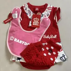 BABYDOLL ベビードール　新品　ロンパース スタイ　レッグウォーマーのサムネイル