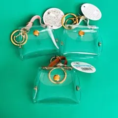 【新品タグ付き】PVCバッグポーチ　3点セット