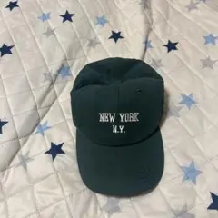 NEW YORK N.Y. 刺繍 ベースボールキャップ グリーン