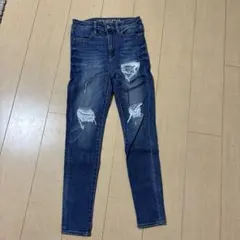 美品 AMERICAN EAGLE スキニーデニム 0 XS アメリカンイーグル