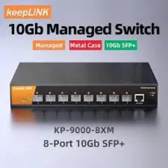 keepLINK 8ポート10Gスイッチ KP-9000-8XT - メルカリ