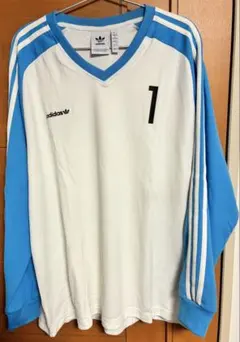 アディダス オリジナルス　ダブルニット　ジャージー　長袖シャツ