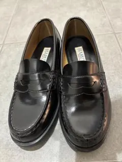 【美品】ハルタHARUTA レディースローファー黒23.0cm