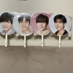 なにわ男子長尾謙杜 うちわ 4枚セット