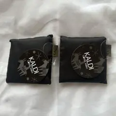 KALDI エコバッグ ブラック 2個セット