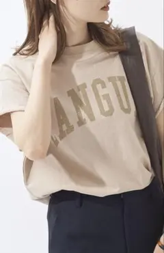 プラージュ　ロゴTシャツ ベージュ 半袖のサムネイル