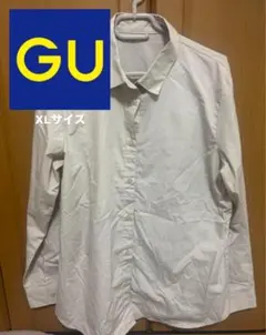 GU シャツ ベージュ XLサイズ