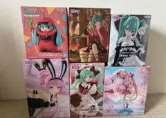 初音ミク 巡音ルカ フィギュア 6点セット まとめ売り 未開封