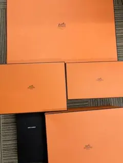 美品】HERMES エルメス スカーフ カレ90用 空箱 リボン まとめ売り
