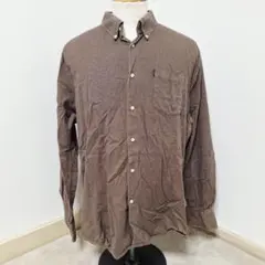 バブアー/Barbour メンズ シャツ【2XL】ボタンダウン ブラウンのサムネイル