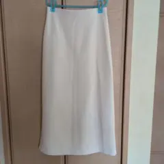ユニクロ【ストレッチダブルフェイススリットスカート（丈標準76～80cm）S】