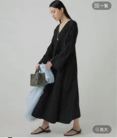 chaos カオス　アルパカリネンカフカワンピース Chaos ワンピース Chaos(カオス)/「新色登場」アルパカリネン