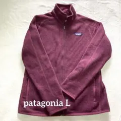 【美品】patagonia フリースジャケット L バーガンディ　ワインレッド