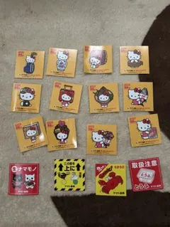 ヤマト運輸ハローキティ ステッカー 50周年16種類8枚セット