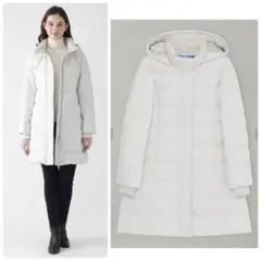 美品✨　ブルーレーベルクレストブリッジ タフタロングダウンコート　Aライン