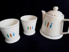 【未使用品】湯呑２個&急須 　ポット＆カップセット